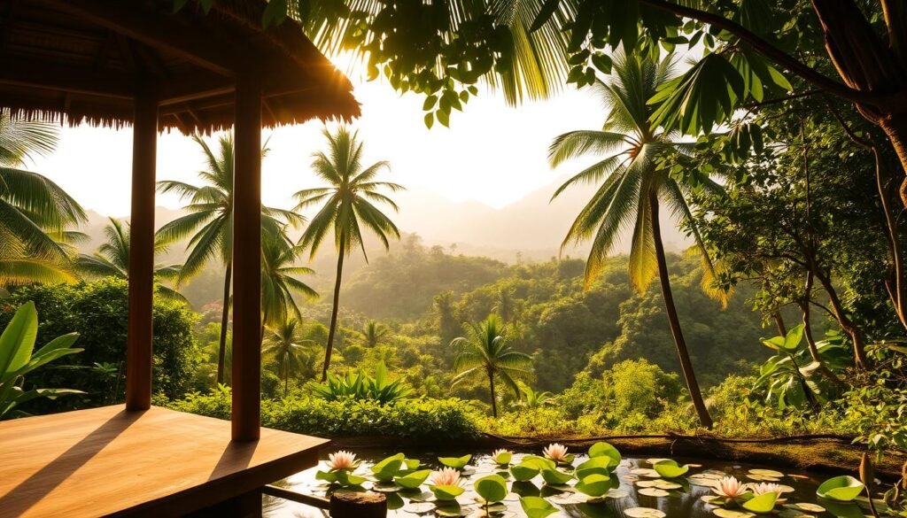 Meditation retreats in Bali jungle setting Meditation retreats in Bali jungle setting