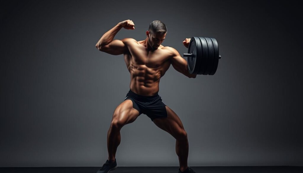 muscle development through cross-training showing total body strength muscle development through cross-training showing total body strength