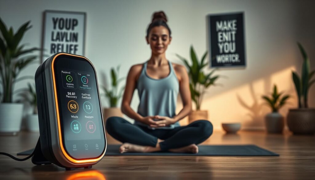 digital health monitors for muscle recovery and relief